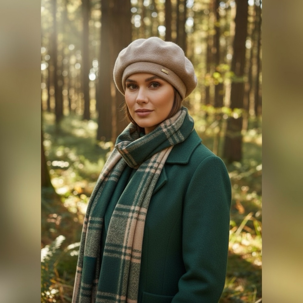 Kooringal (Australian) 100% Wool Beret – Camel, Classic French Style